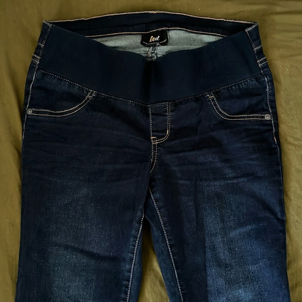 LED Maternity Under Belly Jeans - 26